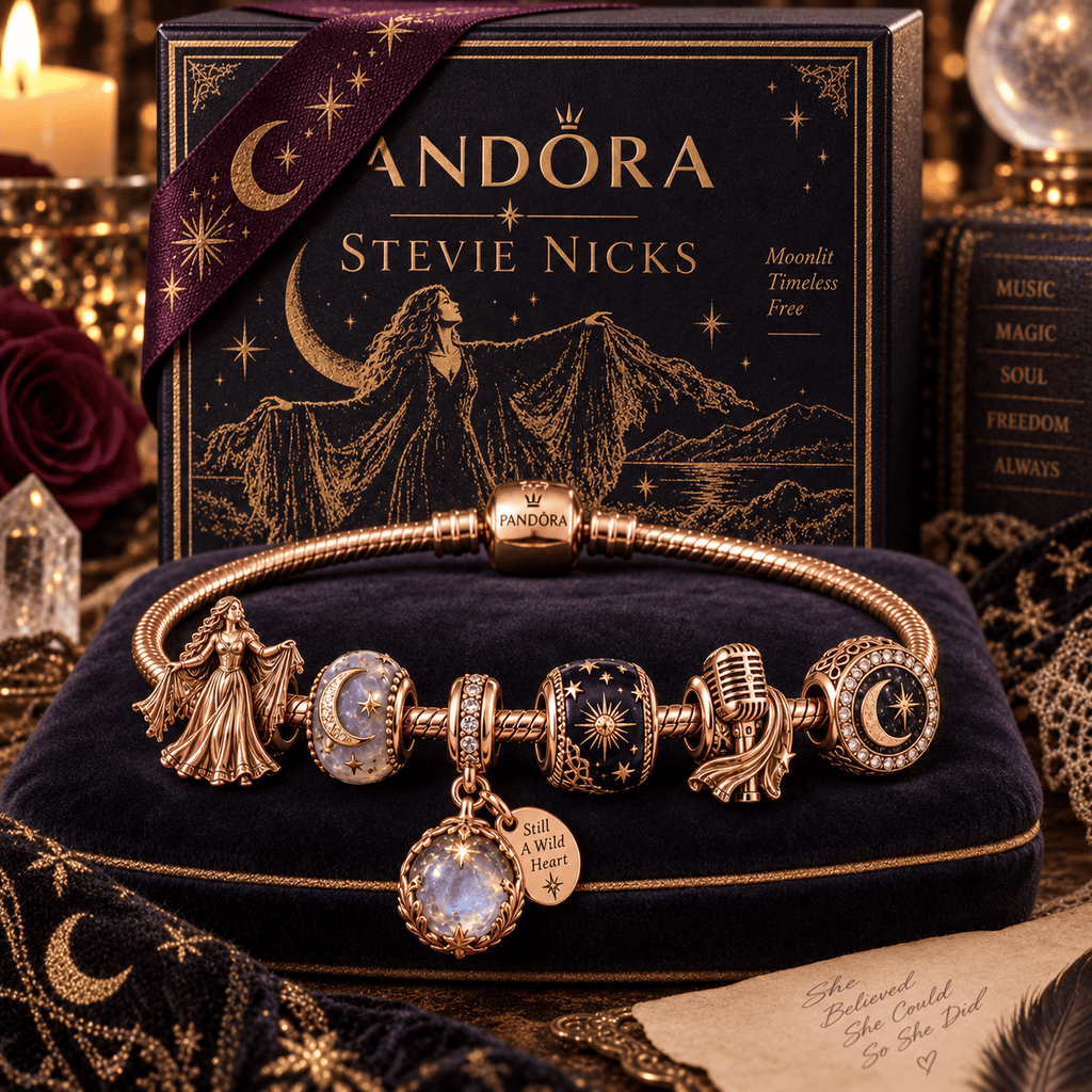 STNK Gold Charm Bracelet Set PNPA