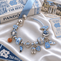 UNC Silver Charm Bracelet Set PTKL