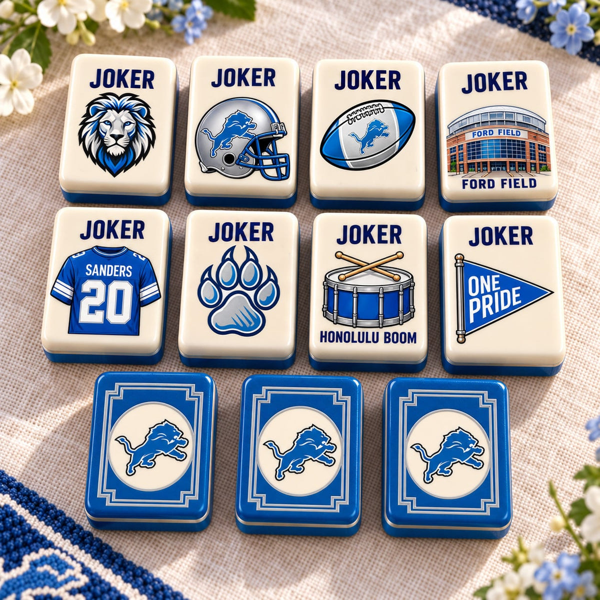 Premium DTL Mahjong Tiles Set TTMH
