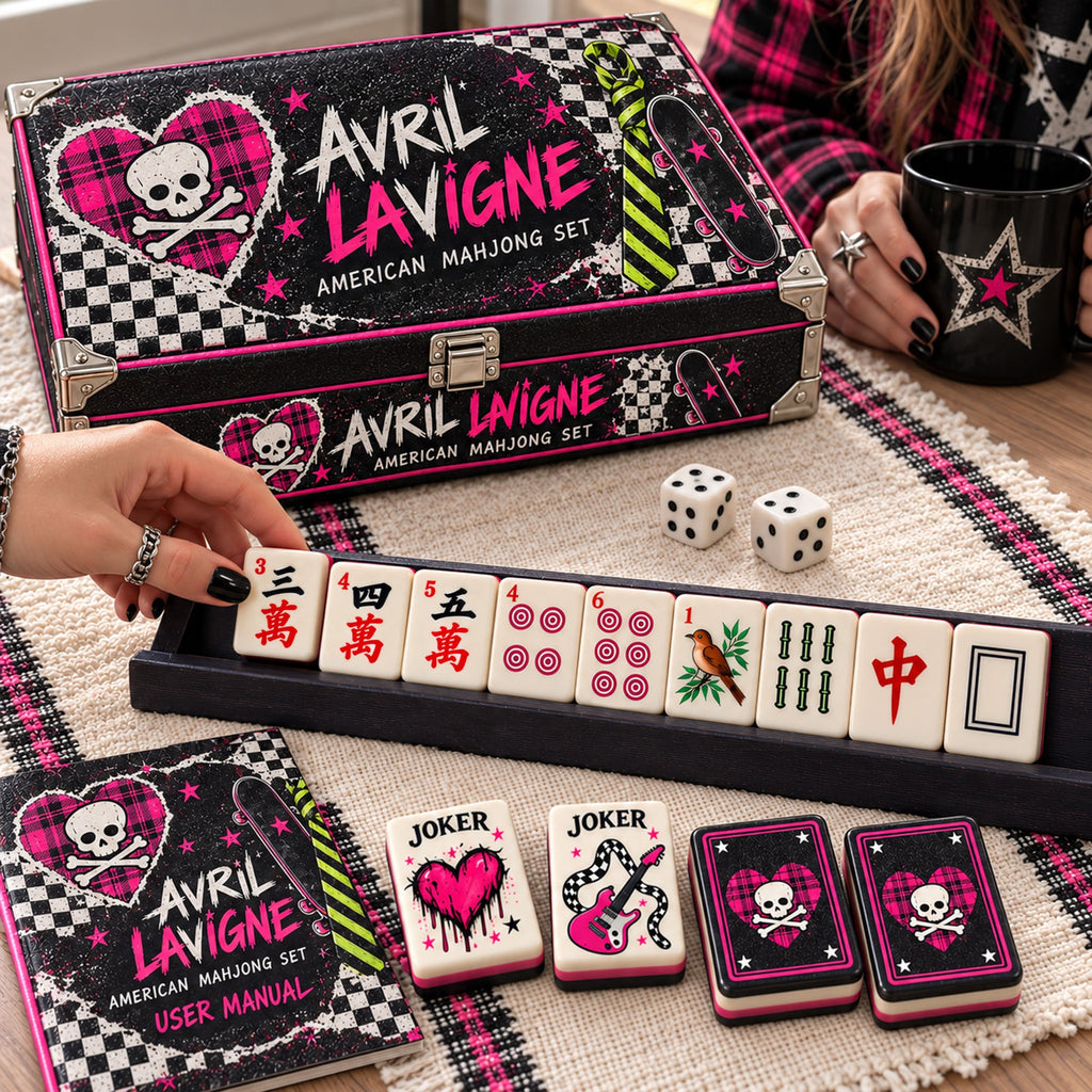 Premium AVLV Mahjong Tiles Set PVNA