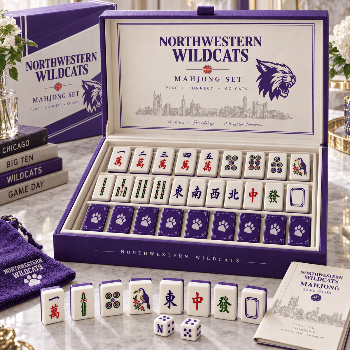 Premium NWWC Mahjong Tiles Set TNSM