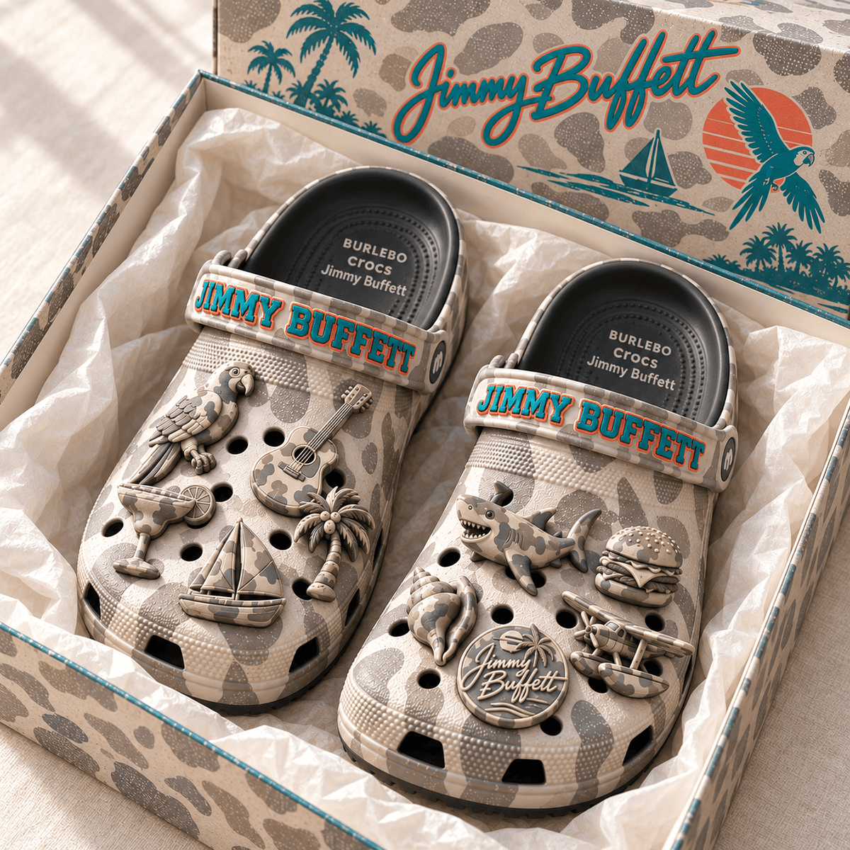 JBT Premium Deer Camo Charm Clog PTKL