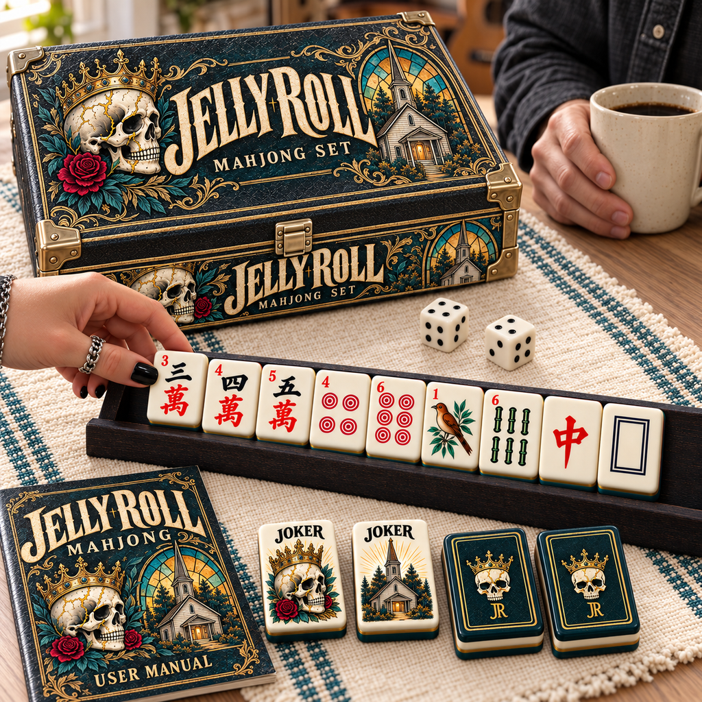 Premium JLR Mahjong Tiles Set PVNA