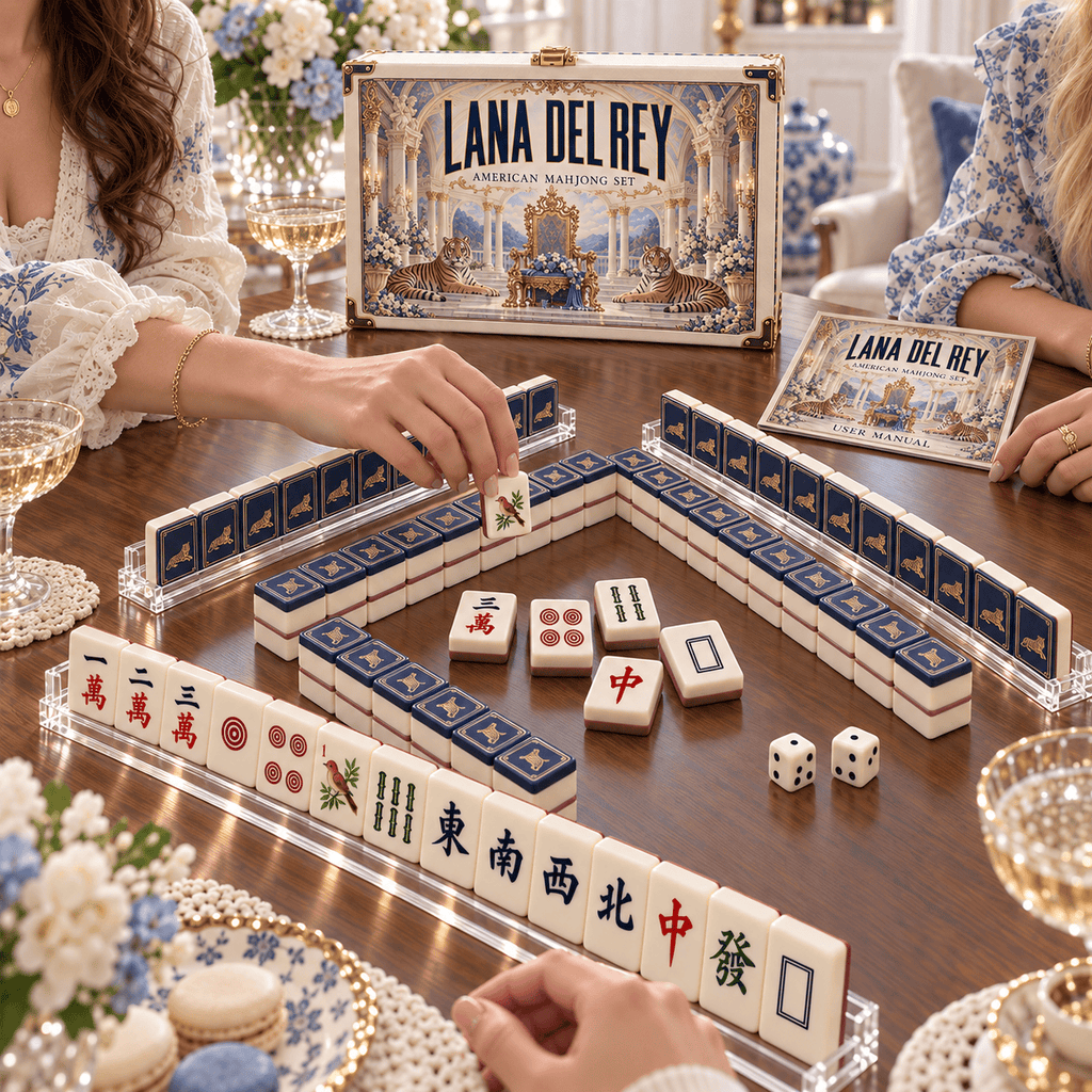 Premium LDR Mahjong Tiles Set TTMH