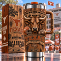 TLS 40oz Woodgrain Relief Tumbler NTTB